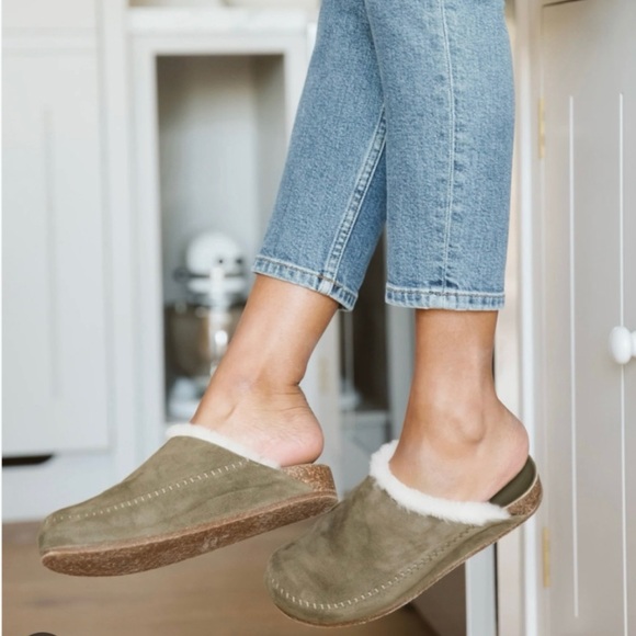 Jenni Kayne Shoes - Jenni Kayne Shearling-Lined Moc Clog Size 38 EU/Size 8 US Made In Italy